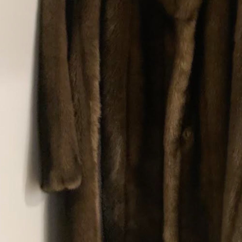 Long faux fur coat